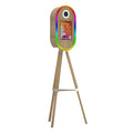 Wooden iPad Photo Booth with DSLR Camera Support – Selfie Photo Booth Machine for Parties & Events