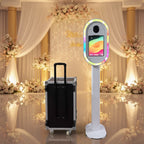 iPad Photo Booth with Ring Light for Weddings & Events – Portable Advertising & Event Photo Booth Equipment
