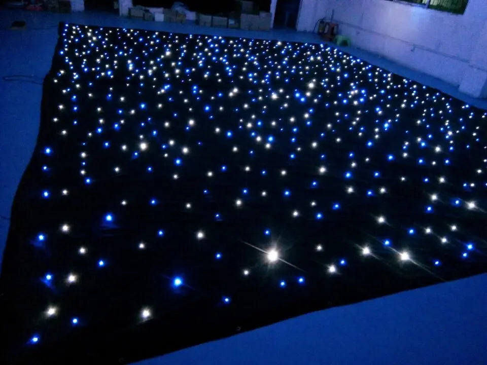 LED Starry Sky Curtain with DMX512 Controller for Weddings, Bars & DJ Shows